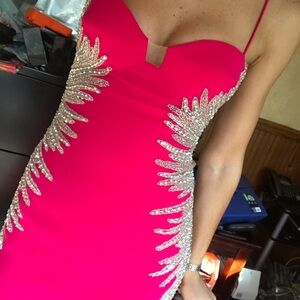 Tarik Ediz Size 4 Pink Dress